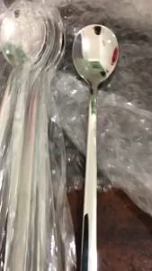 Muỗng Thìa Inox 304 Cán Dài - Uống Cà Phê Sinh Tố Cocktail-AENEA