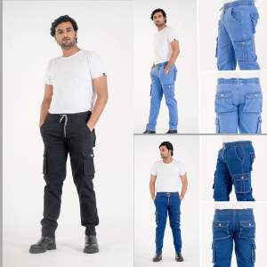 🌀SELUAR LELAKI CARGO🌀 STRAIGHT CUT JEANS 6 POCKET🌀STREATCHABLE & COMFORTABLE JEANS🌀READY STOCK🌀SIZE 28 TO 40