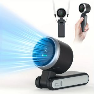 3-in-1 Fan 5-speed 3600mAh Rechargeable Lithium Battery USB Charging Travel Mini Fan