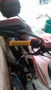 Motorcycle Domino Handle Grip Transparent Silicone Carbon Rubber Aluminum Alloy Bar End