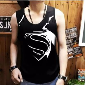 ShopAoi - Singlet Superman Baru / Kaos tanpa lengan / Kaos Dalam / Singlet Pria / Lekbong