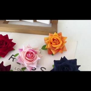 3/5Pcs Silk Rose Artificial Flowers Heads 6.5cm Fake Flowers For Home Wedding Decoration DIY Wreath Scrapbook Gift Accessories