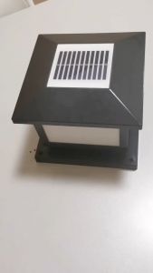 【จัดส่งในพื้นที่】2 สี โคมไฟเสาพลังงานแสงอาทิตย์ ไฟ LED กันน้ำ IP65 กลางแจ้ง ลานลานประตูโพสต์ไฟหน้า การชาร์จอัตโนมัติ