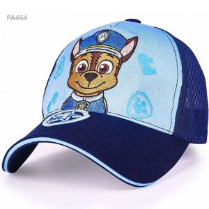 ของแท้ Paw Patrol เบสบอลหมวกการ์ตูนหมวกกีฬากลางแจ้งน่ารักสบายครีมกันแดดตาข่ายหมวกเด็กของขวัญ