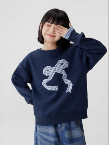 Áo Hoodie Lông Fox Giả Dạng Hai Mảnh Cho Bé Gái