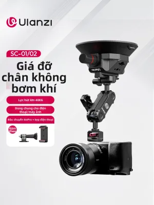 Ulanzi | Đế Hít Chân Không Công Nghiệp SC-02 (4.5-inch) Gắn Ô Tô Máy Ảnh