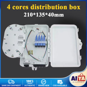 ★Same Day Shipping★ FTTH 4 Core Fiber Optic Termination Box 4 Port Optical Fiber Distribution Box Fttx Fiber Optic Box Splitter Box