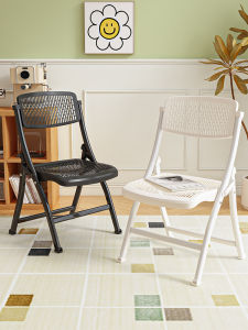 เก้าอี้ทานอาหารแบบพับได้พลาสติกหนา นั่งสบาย สำหรับใช้ในบ้าน สำหรับใช้ในออฟฟิศ สำหรับใช้ในหอพักนักเรียน สำหรับใช้ในสวน สำหรับใช้ในร้านกาแฟ สำหรับใช้ในห้องนั่งเล่น