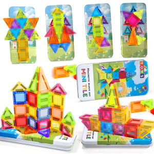 DIY Model Designer Construction,Magnetic Building Block Toys Set,Magnet Block Montessori Educational Toys For Kids Gifts