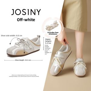 Josiny | New Fashionable Casual Low Flat Sneaker Internal Lift