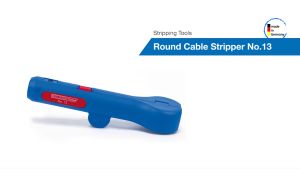 WEICON Round Cable Stripper No. 13 Stripping Pliers for round-/damp-proof cables (6-13 mm)