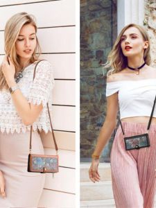 Samsung S25 S22 plus S23 Flip Cover Wallet Style Phone Case Note20 S24 Ultra Anti-Fall Soft Silicone PU Shoulder Strap Cord