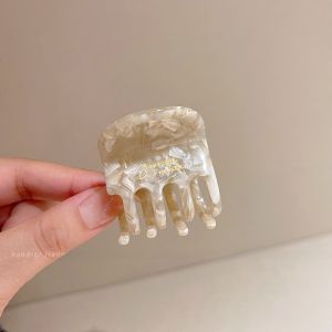 Elegant Acetate Hair Claw Clip Womens Stylish New 2025 Hair Accessories Shark Clamp for Updo Suitable for Thin Hair