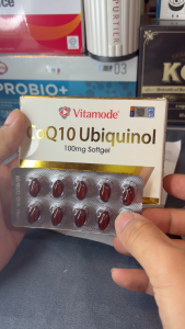 Vitamode CoQ10 Ubiquinol 100mg 30 Capsules KKM Halal Gold Standard Multivitamins Immune System Metabolism Health Support Daily Wellness Antioxidant