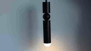 Modern LED Pendant Light KTV Bedroom Restaurant Bar Chandelier Kitchen Metal Bullet Long Lamp