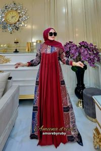 GAMIS AMEENA/AMEENA DRESS/DRESS ELEGAN/AMORE BY RUBY