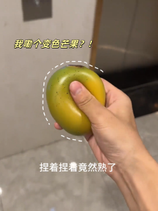 Mango Slow Rebound Color Changing Stress Relief Toy Creative Squeezable Ball Non Toy for Children Adult Fun Stress Buster Toy