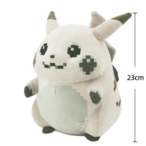 DUODUOBAO | Initial Pikachu Plush Toys Pokemon 30th Anniversary Commemorative Edition Pixel Art Style Pikachu Stuffed Doll Exquisite Gifts