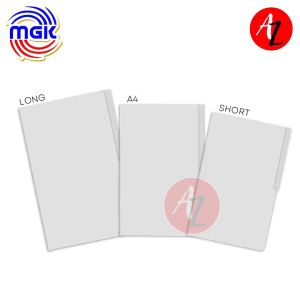 MGK White Folder Long/Short/A4: A Compact Filing System for Every Office
