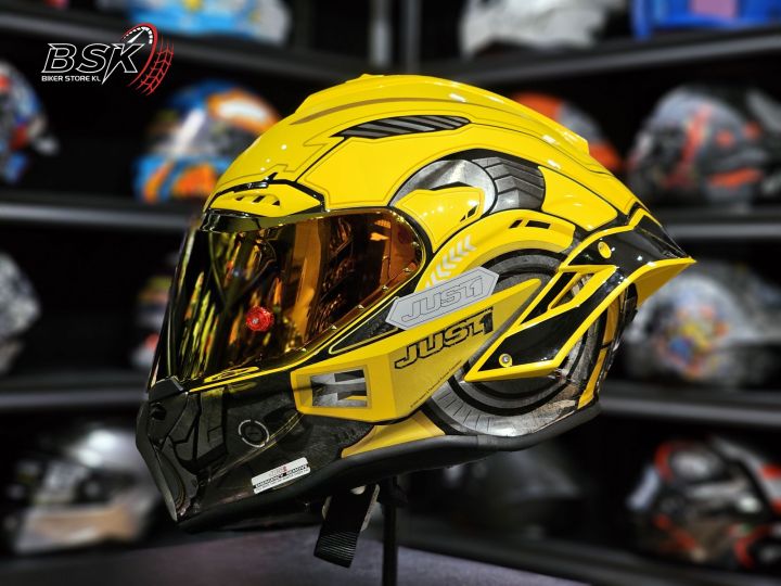 Original JUST1 Transformers Carbon Full Face Helmet Lazada Lazada