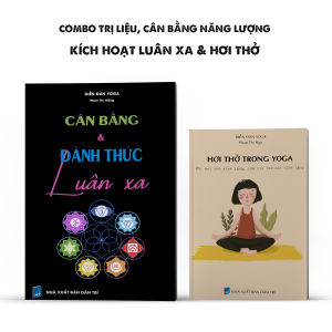 Combo sách trị liệu cân bằng năng lượng: Cân bằng và đánh thức luân xa + Hơi thở trong yoga