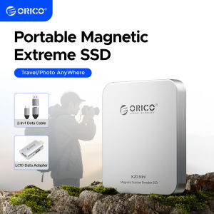 ORICO Magnetic External SSD for iPhone 17 16 15 14 13 Pro/Max 2000MB/s 4K 120Kz ProRes HDR Record USB 3.2 Gen 2x2 Portable SSD