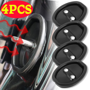 4PCS Car Door Silicone Shock Absorption Cushion Universal Doors Rubber Sleeve Close Door Buffer Cushion Car Crash Protection Cover