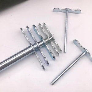 4pcs/set Pelubang Gabus Cork Borer Pelubang Sumbat Karet Stainless Steel