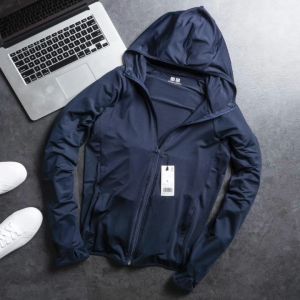 Áo Chống Nắng Nam Tặng Kèm Túi Cuộn Chất Liệu Vải Thông Hơi Thoáng Mát Thấm Hút Mồ Hôi Chống Tia UV  LCXAN09