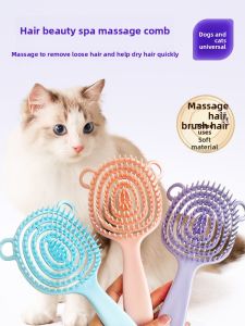 VOA | Cat & Dog Grooming Comb for Detangling Massaging and Removing Loose Fur