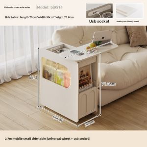 YANGYING | Multi-functional Mobile Coffee Table for Living Room and Balcony