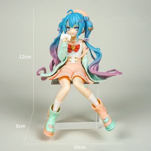 Bandai | New Anime Hatsune Miku ActiHatsune Miku Anime Figure Hatsune Miku Desktop Decorations Cute Girl Hatsune Action Figure Model Stat
