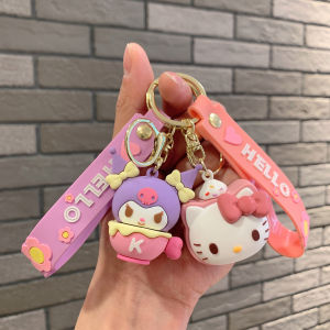 New Cartoon Kuroko Family Snack Series Cute Keychains Couple Car Hanging Decorations Exquisite Gifts Silicone Material