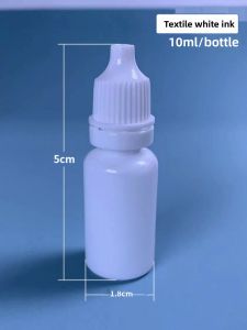 White Light-Sensitive Textile Printing Ink for Childrens Nursery Clothes Name Stamp Special Ink for Fabric Clothes