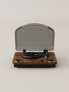 Syitren | Bluetooth Vintage Wood Record Player Decor