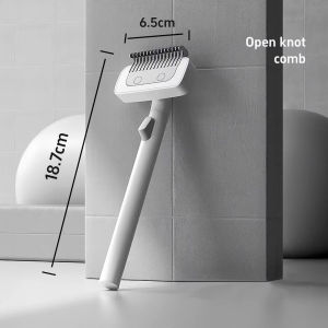 Stainless Steel Pet Grooming Comb for Thinning Hair Gentle on Skin Dog Hair Removal Brush Pet Products for Long Hair Dog and Cat