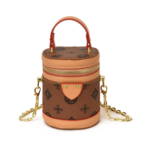 Retro Print Hand-held and Crossbody Bucket Bag