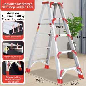 Multifunctional Construction Home Use Aluminum Extension Step Ladder