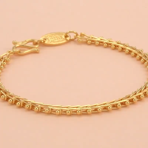 Chow Sang Sang 周生生 999.9 24K Pure Gold Essence Fish Chain Bracelet for Women 17cm 21001B Price-by-Weight 8.23g Gold