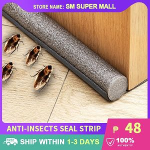 【Prevent-insect】Flexible Door Seal Strip Soundproof Rubber Strip Waterproof Guard Sealer Stopper Door Bottom Weatherstrip Guard Wind Dust Blocker