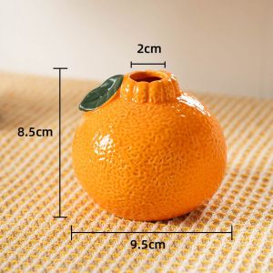 Pottery Cute Ceramic Plant Vase Office Desktop Decor Fake Flower Vase Home Decor Living Room Bedroom Study TV Cabinet Decor