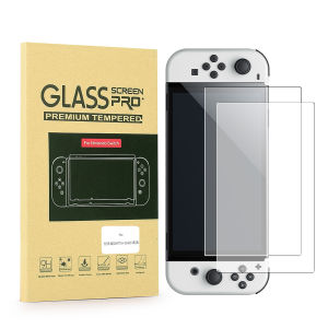 Narsta For Nintendo Switch OLED Console Tempered Glass Screen Protector Hard Packing Scratch Proof