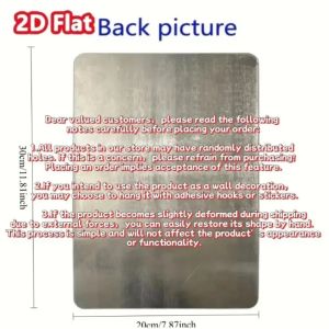 Retro Iron Metal Sign 2D Flat Logo 8x12 Inch Vintage Wall Decor for Home Kitchen Bar