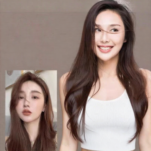 Plant-Based Pure Hair Dye Cream Cover Grey Hair Bubble 220ml Long-Lasting Glossy Black Hair Dye by Tongrentang