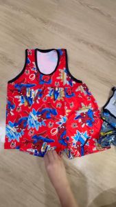 SET OF 3 Terno Sando Shorts for Kids Random Design 1 to 7years old - Boys Sale