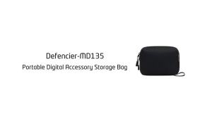 Travel Electronic Organizer for CablesUSBChargeEarbuds Compact Multi-Compartment Digital Electronic Storage Bag with Handle