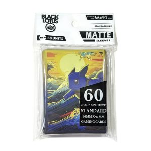 Takara Tomy | 60pc 66x91mm Standard Size Card Protector Tortoise Great Wave Board Game Card Sleeves Playing Game TCG Card Cover Shield Pkm/MTG