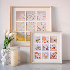 DIHUANTUO | Wall-mounted Photo Frame for Bedroom and Living Room Resin Grid Frame