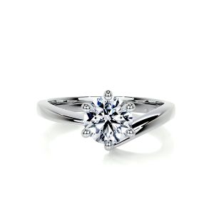 ALUXE 0.30 Carat FVS2 18K Gold/PT950 Engagement Ring Harmony from the A Wink A LOVE Series RS0770