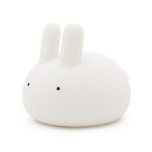 โคมไฟตั้งโต๊ะแบบอเนกประสงค์ MUID Silicone Rabbit Moon Lamp โคมไฟตกแต่งห้องนอนแบบน่ารักและสง่างามสำหรับผู้หญิง